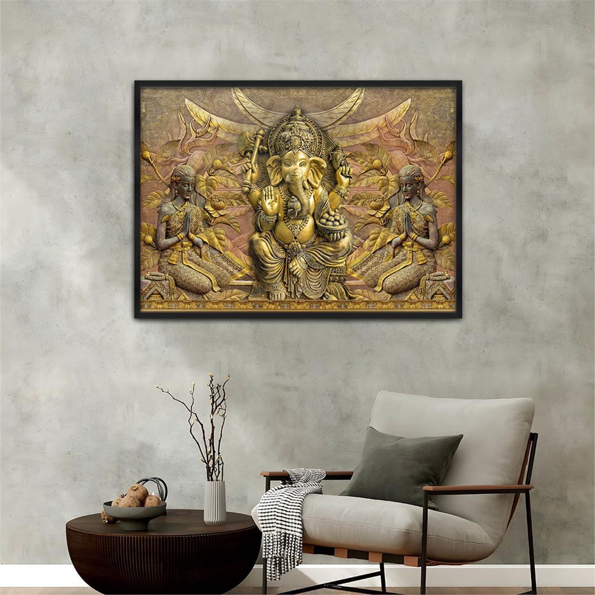 Alüminyum Çerçeveli Sanat Temalı Cam Tablo 132