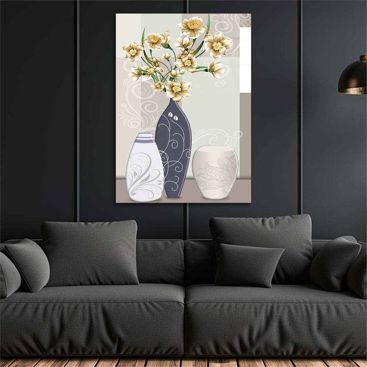 Vertical Tempered Glasss Wall Arts Art-Themed260