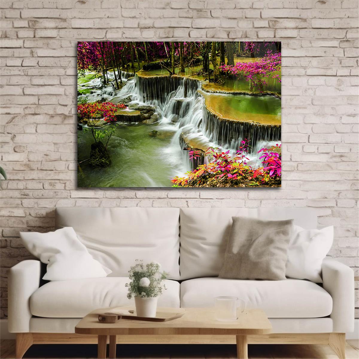 Tempered Glasss Wall Arts Natured-Themed