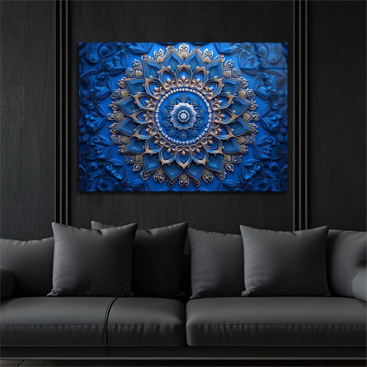 Yatay Sanat Temalı Cam Tablo 584