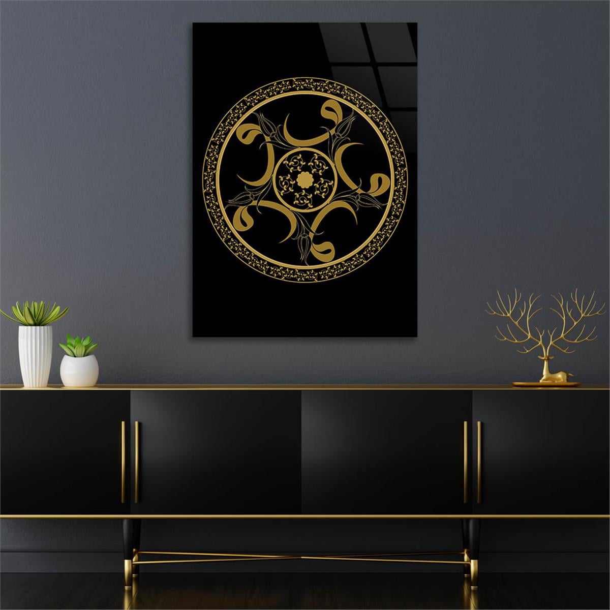 DİN TEMALI CAM TABLO