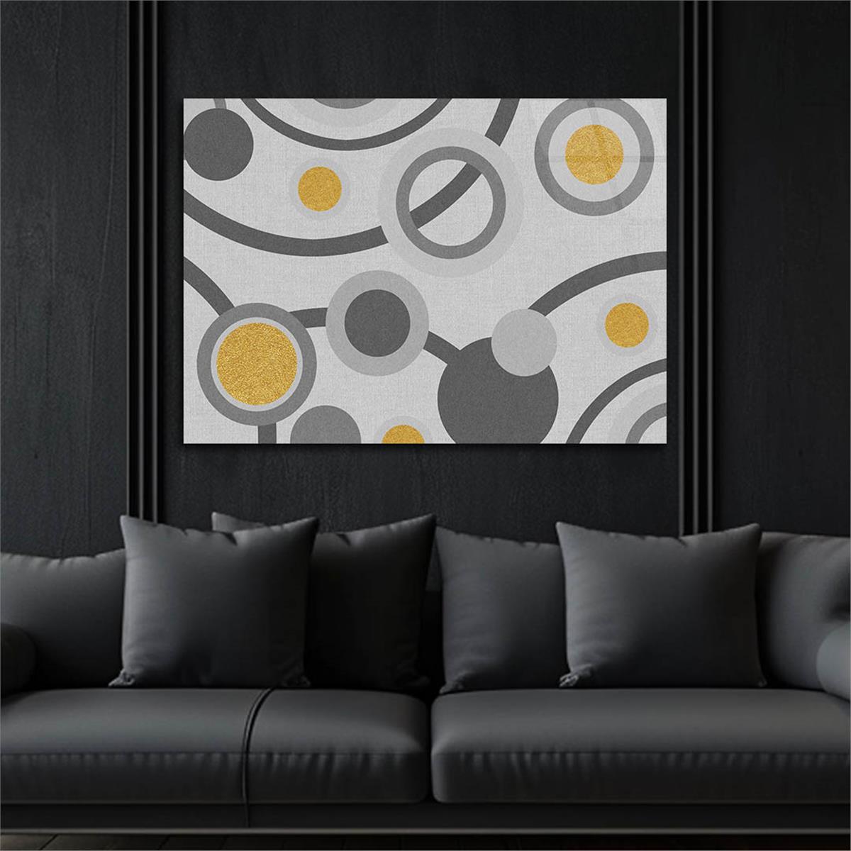 Horizontal Art-Themed Tempered Glass Wall Art 581