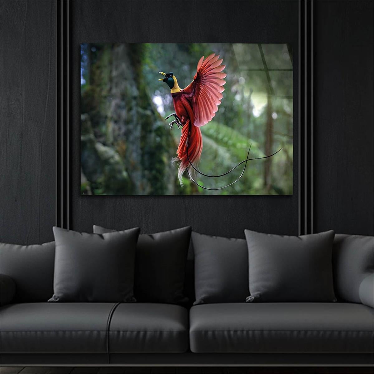 Tempered Glasss Wall Arts Natured-Themed