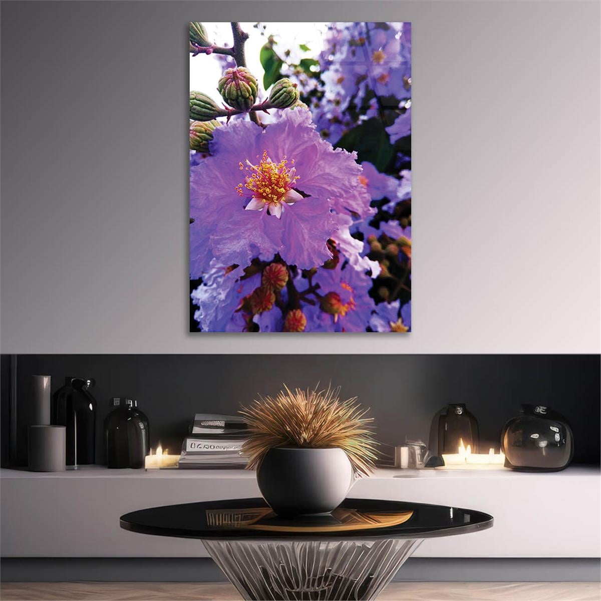 Tempered Glasss Wall Arts Natured-Themed