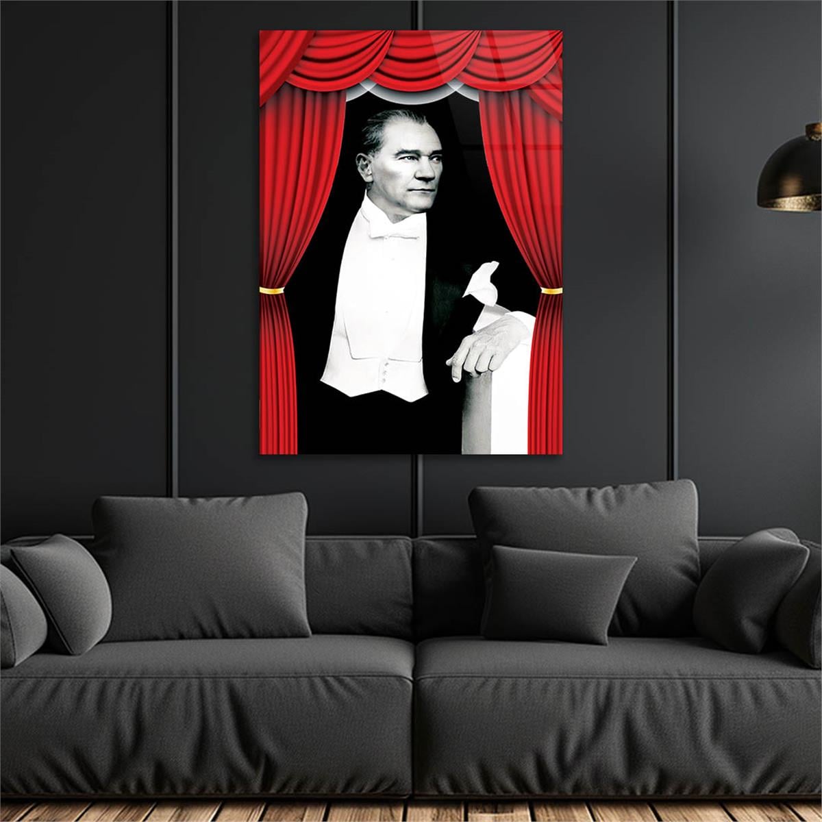MUSTAFA KEMAL ATATÜRK Tempered Glasss Wall Art