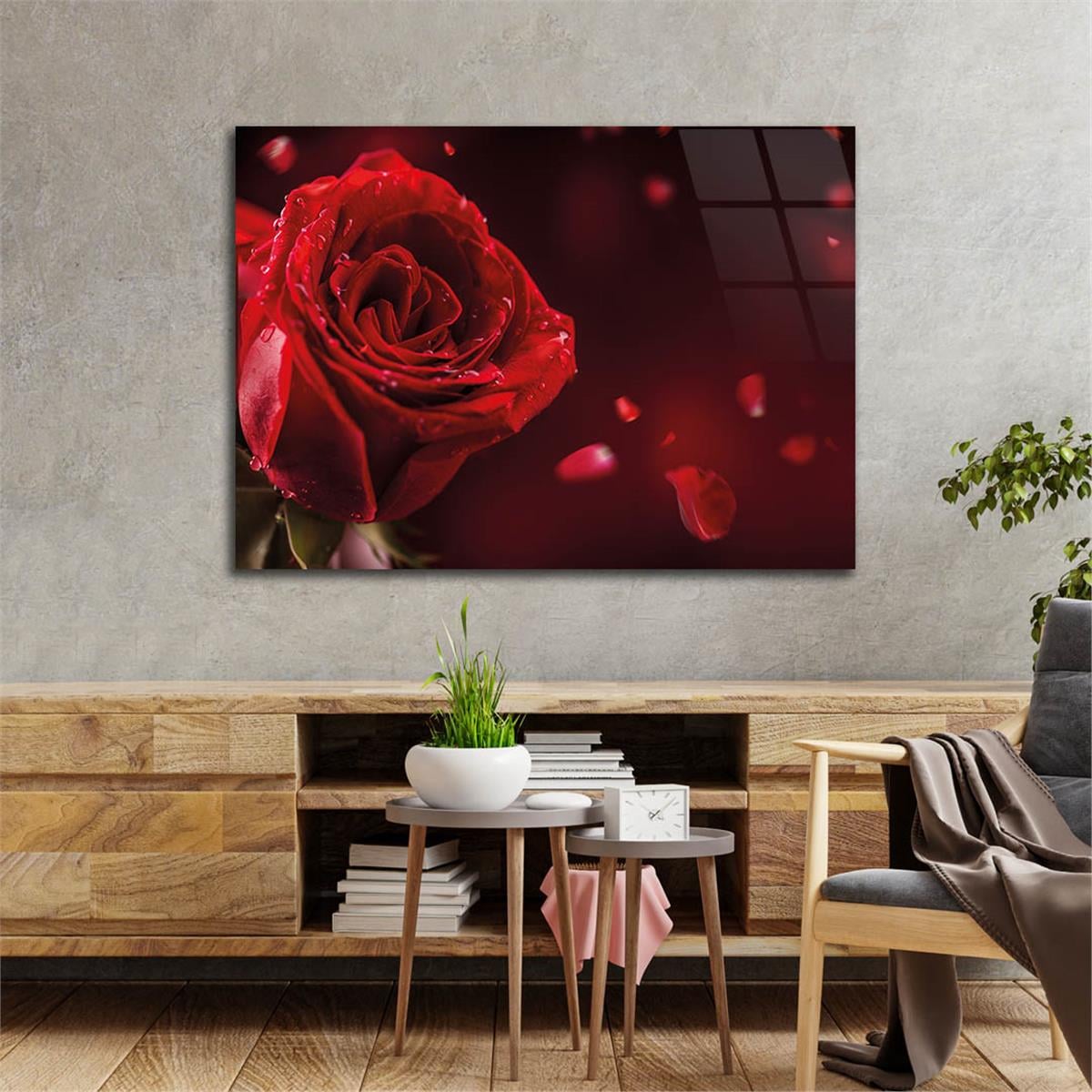 Tempered Glasss Wall Arts Natured-Themed