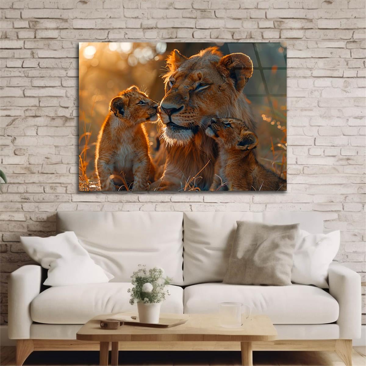 Yatay Doğa Temalı Cam Tablo 476