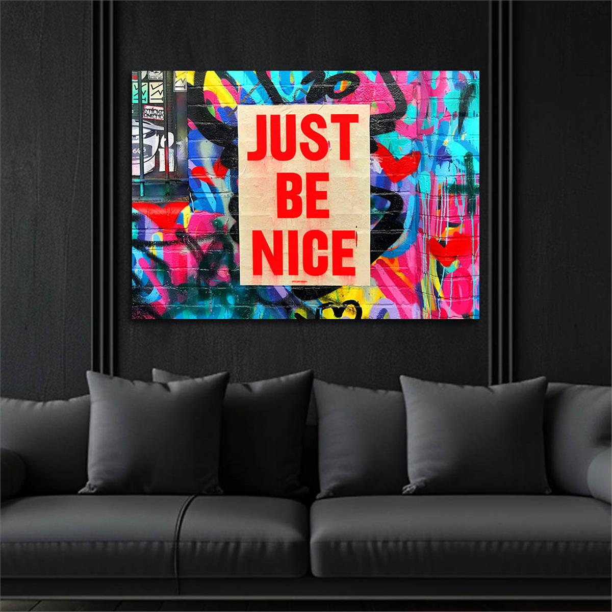 Horizontal Art-Themed Tempered Glass Wall Art 390
