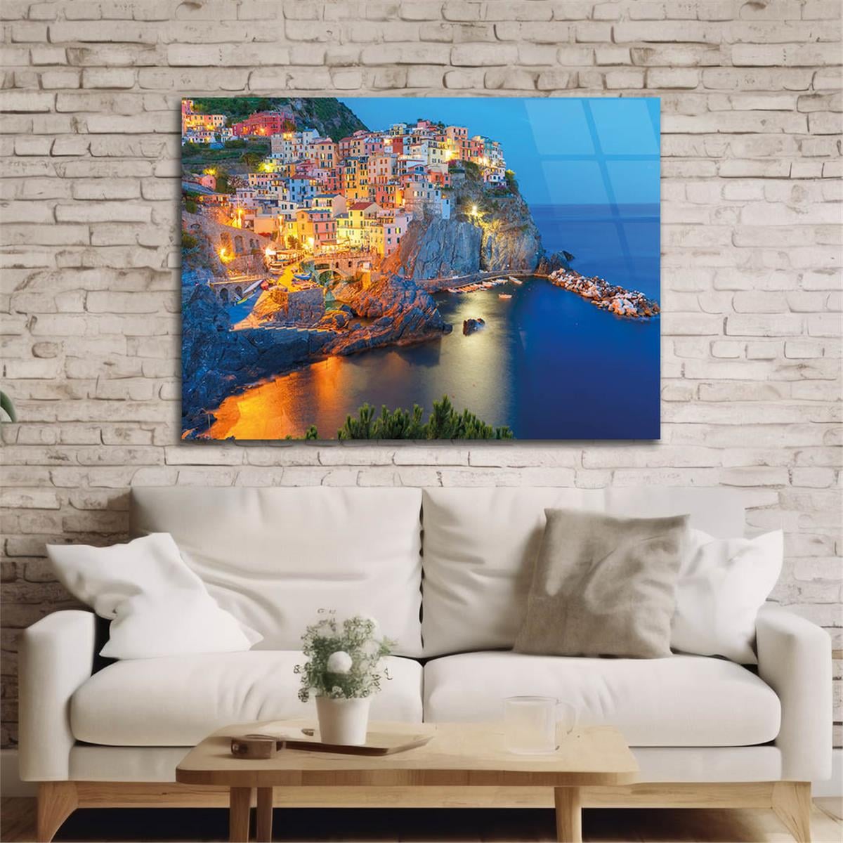 Yatay Sanat Temalı Cam Tablo 240