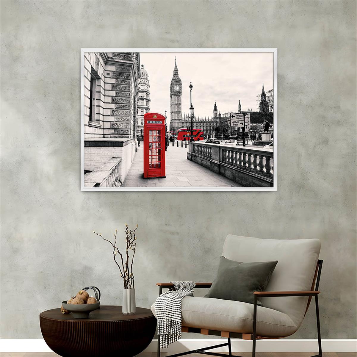 Aluminum-Framed Art-Themed Tempered Glass Wall Art 144