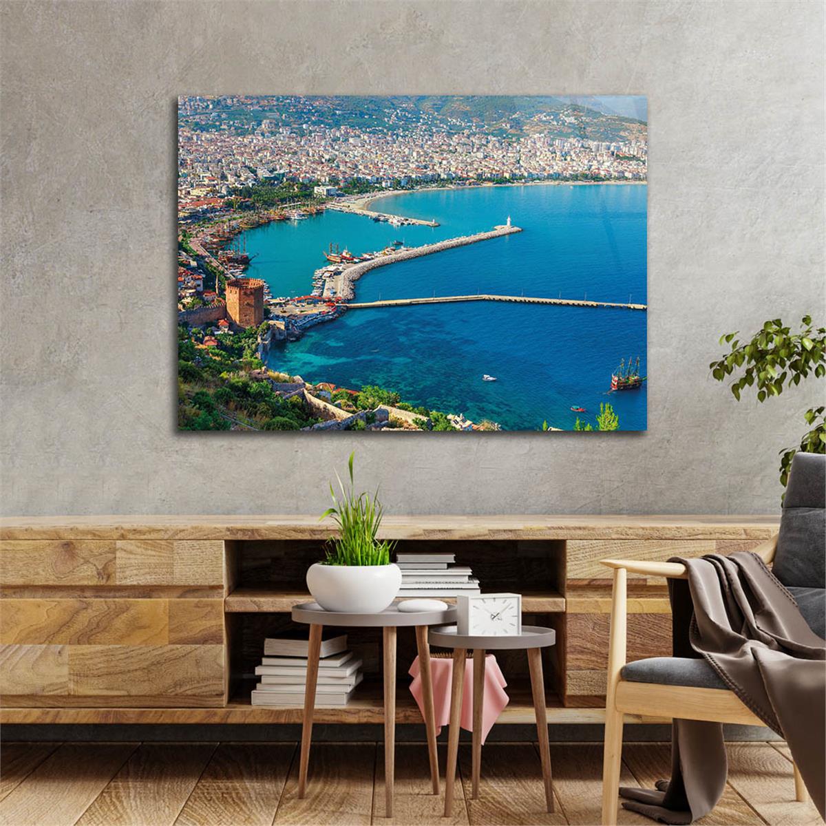 Tempered Glasss Wall Arts Natured-Themed