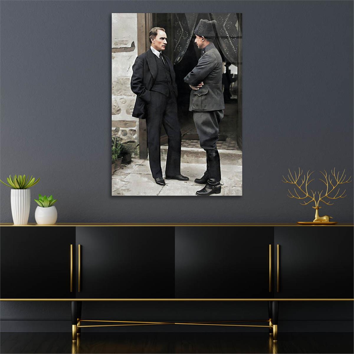 Dikey VatanTemalı Cam Tablo 222