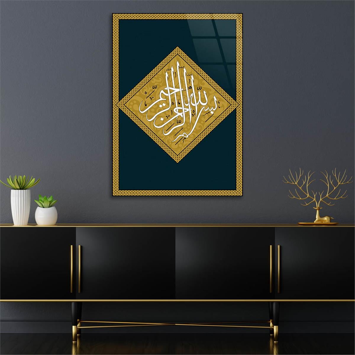 DİN TEMALI CAM TABLO