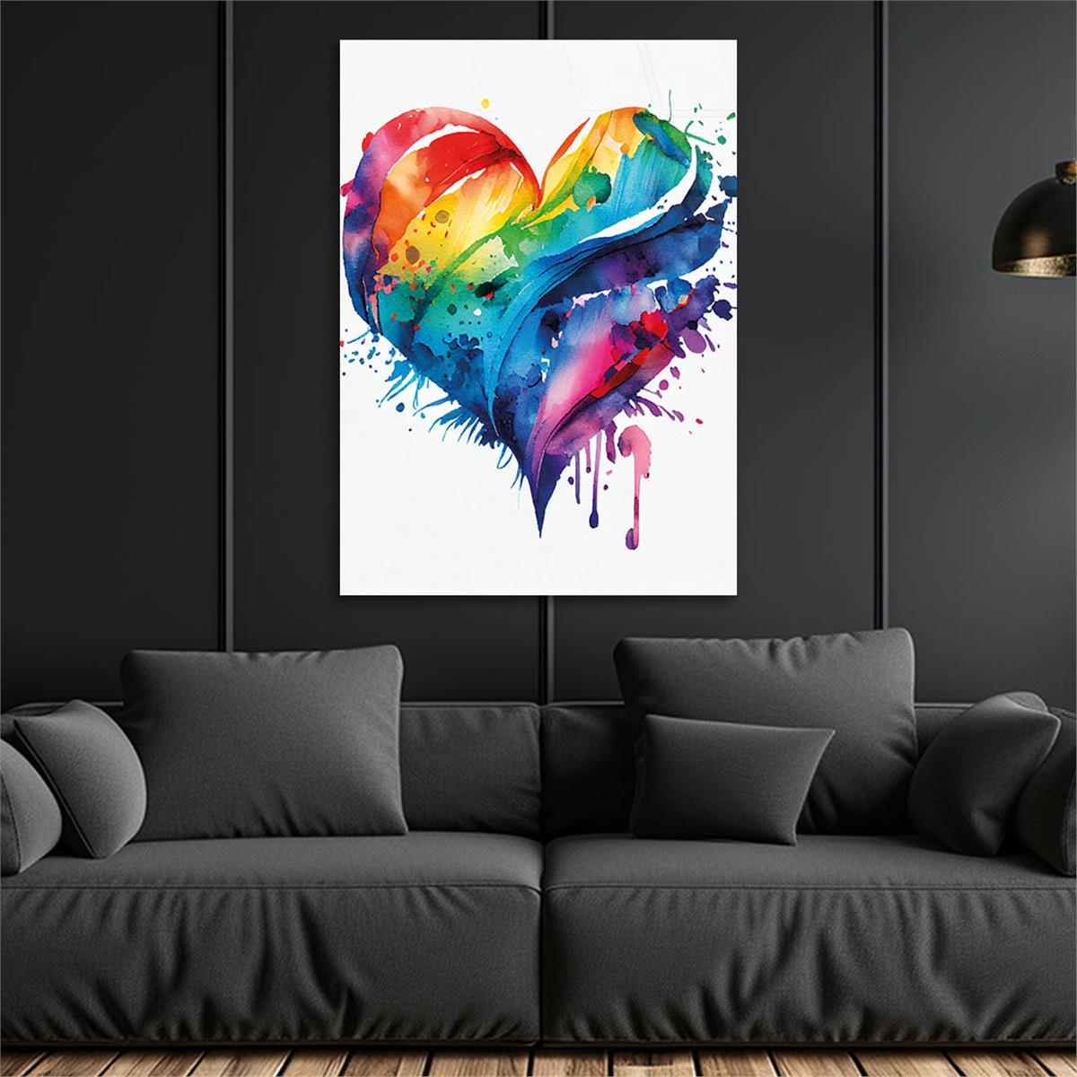 Verticale Gehard Glasschilderij Natuur Thema 119