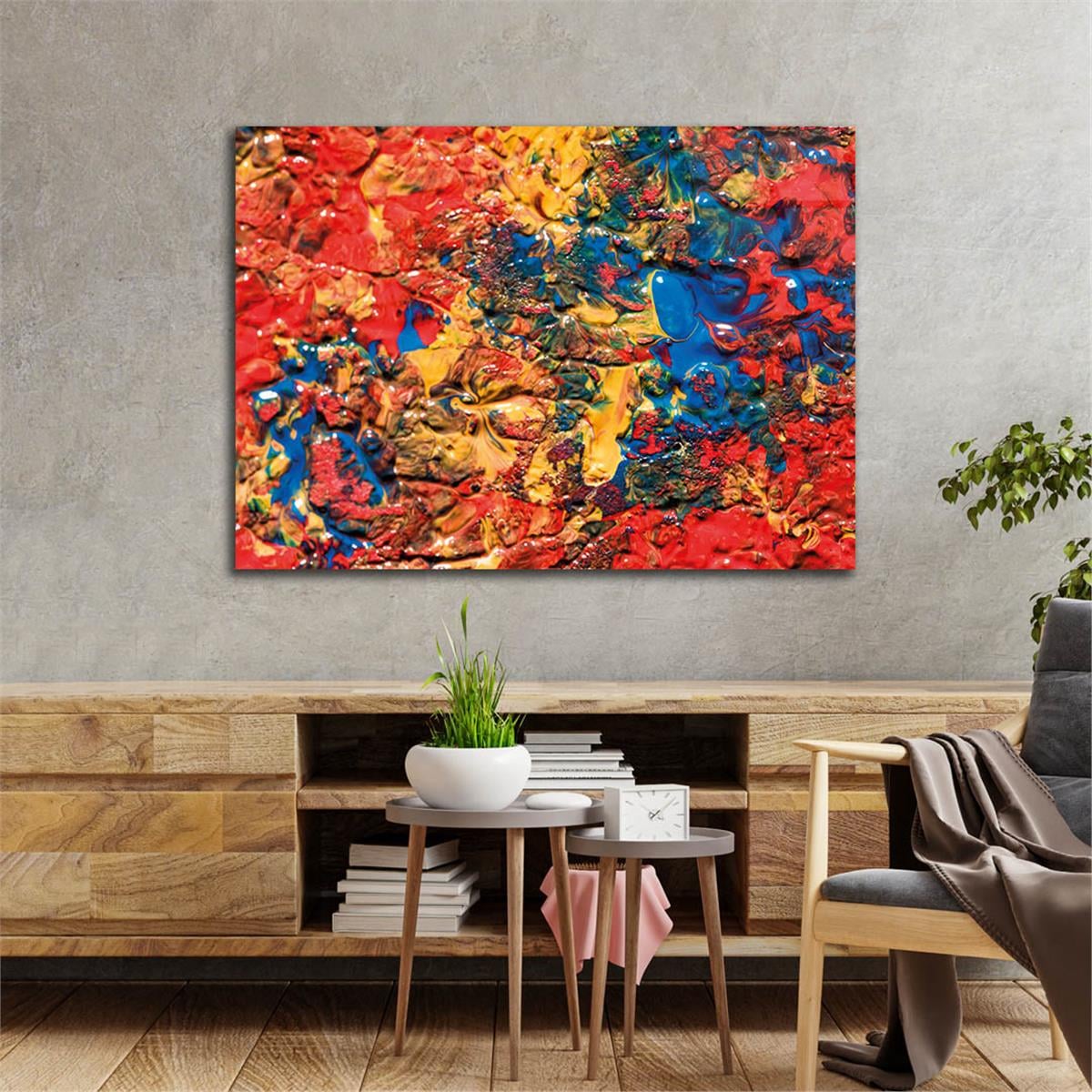 Horizontal Art-Themed Tempered Glass Wall Art 355