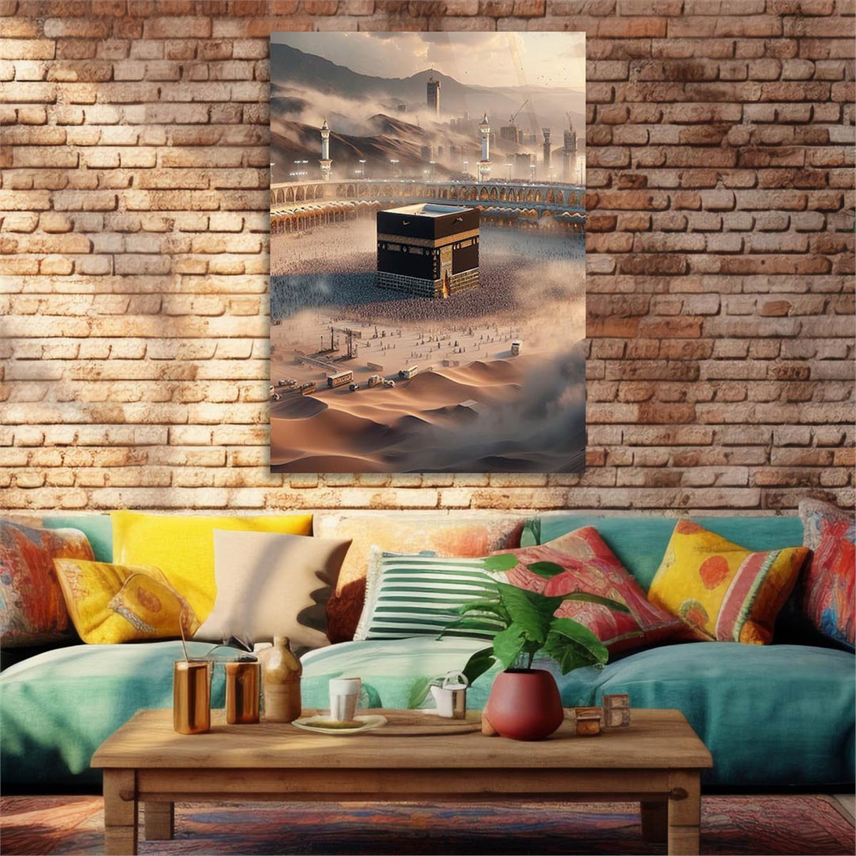 Dikey Dini Temalı Cam Tablo 270