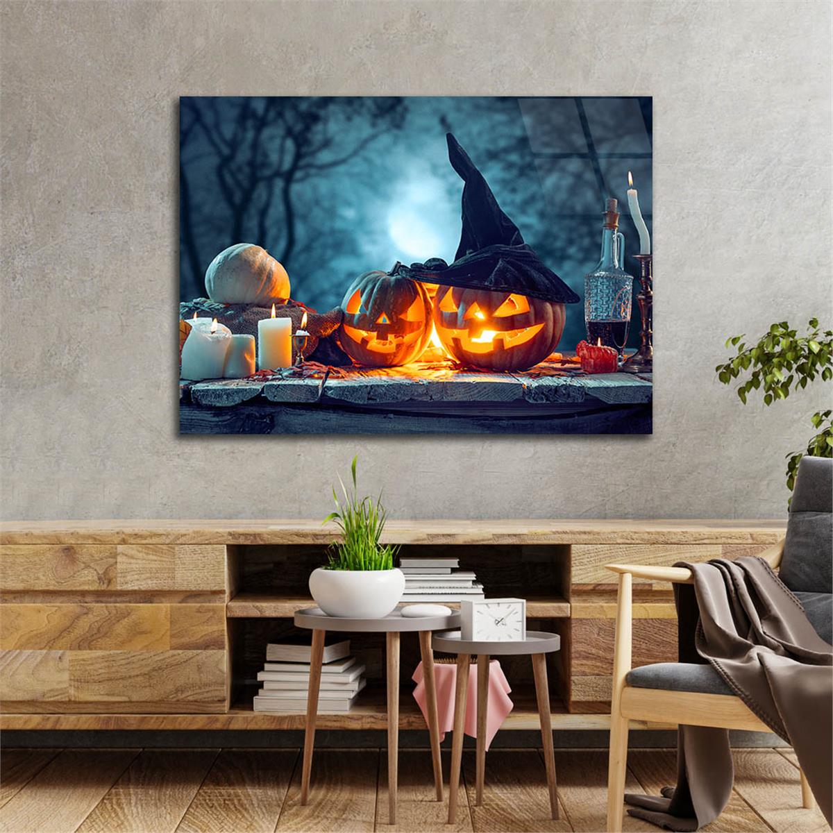 Horizontal Art-Themed Tempered Glass Wall Art 494