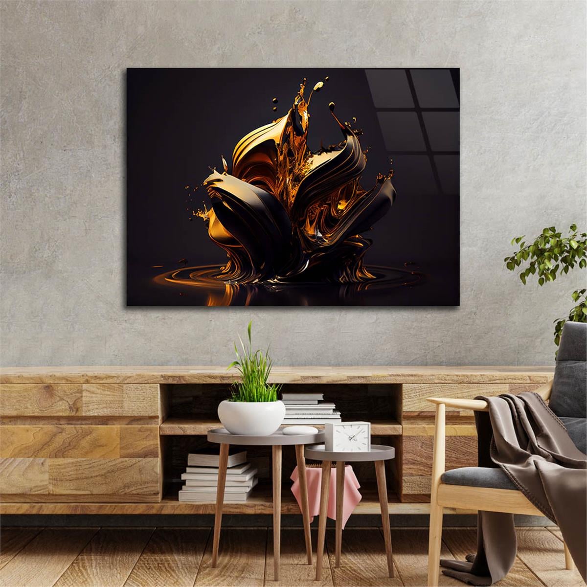 Sanat Temalı Cam Tablo 376