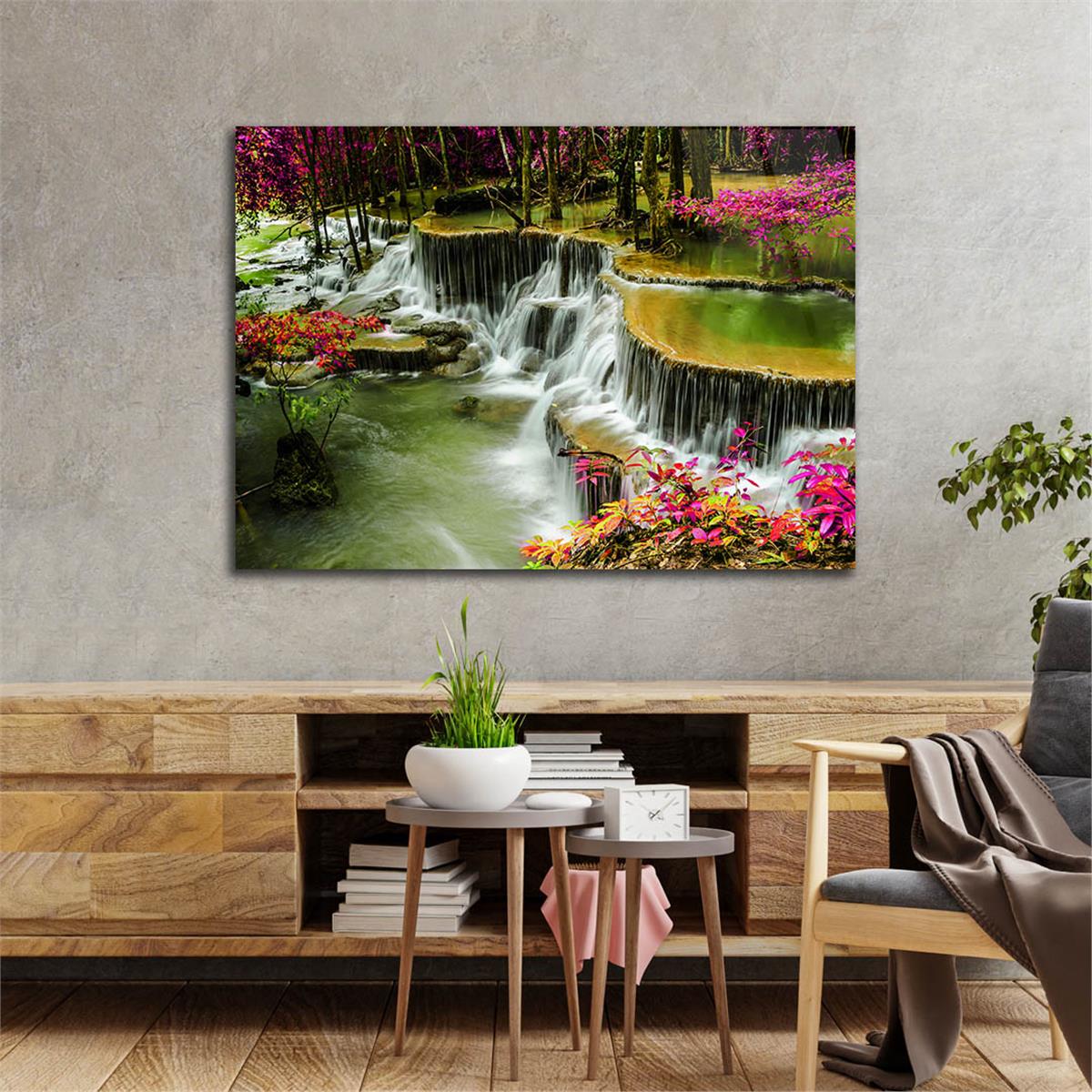 Tempered Glasss Wall Arts Natured-Themed