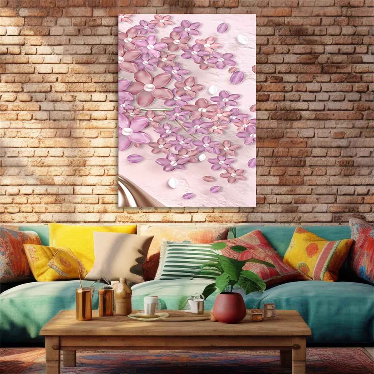 Vertical Tempered Glasss Wall Arts Art-Themed259