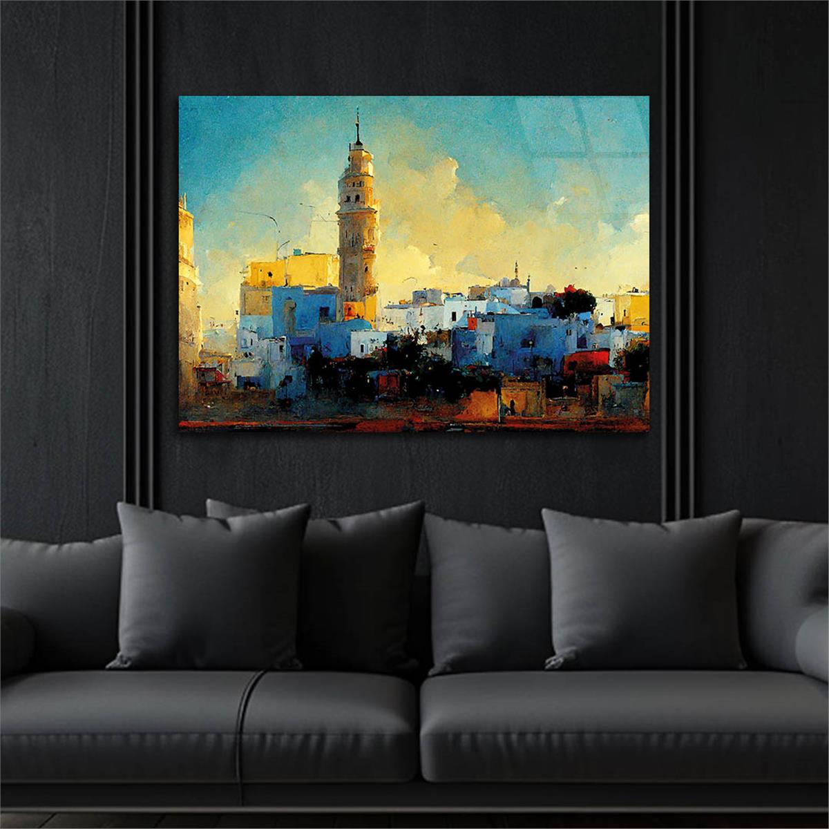 Horizontal Art-Themed Tempered Glass Wall Art 273