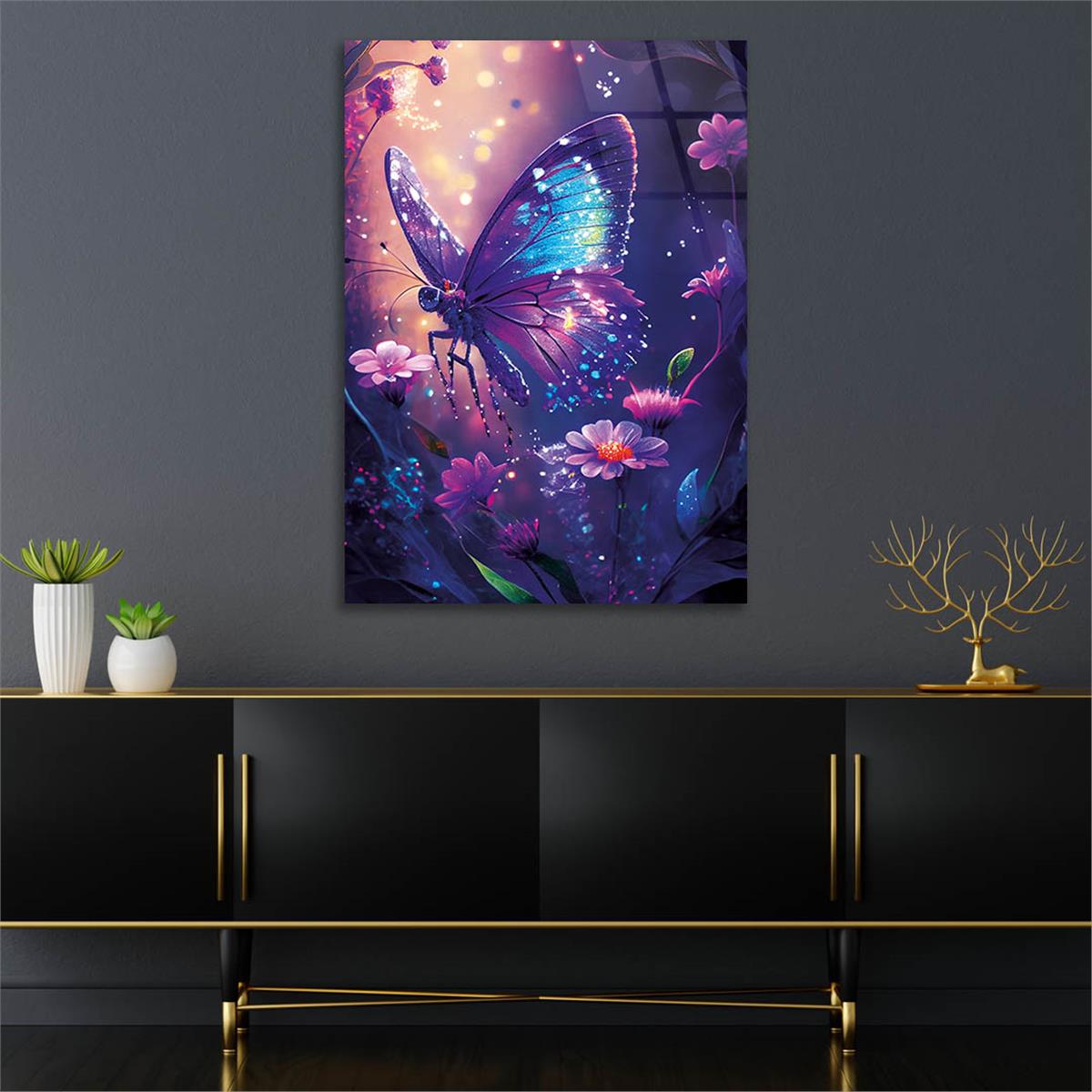 Verticale Gehard Glasschilderij Natuur Thema 177