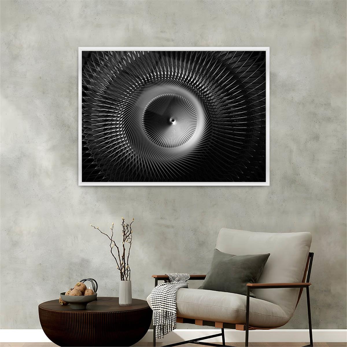 Aluminum-Framed Art-Themed Tempered Glass Wall Art 146