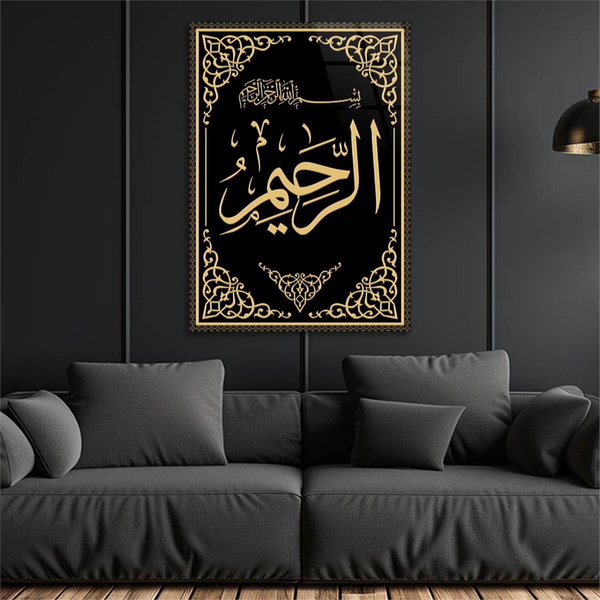 Dikey Dini Temalı Cam Tablo 285