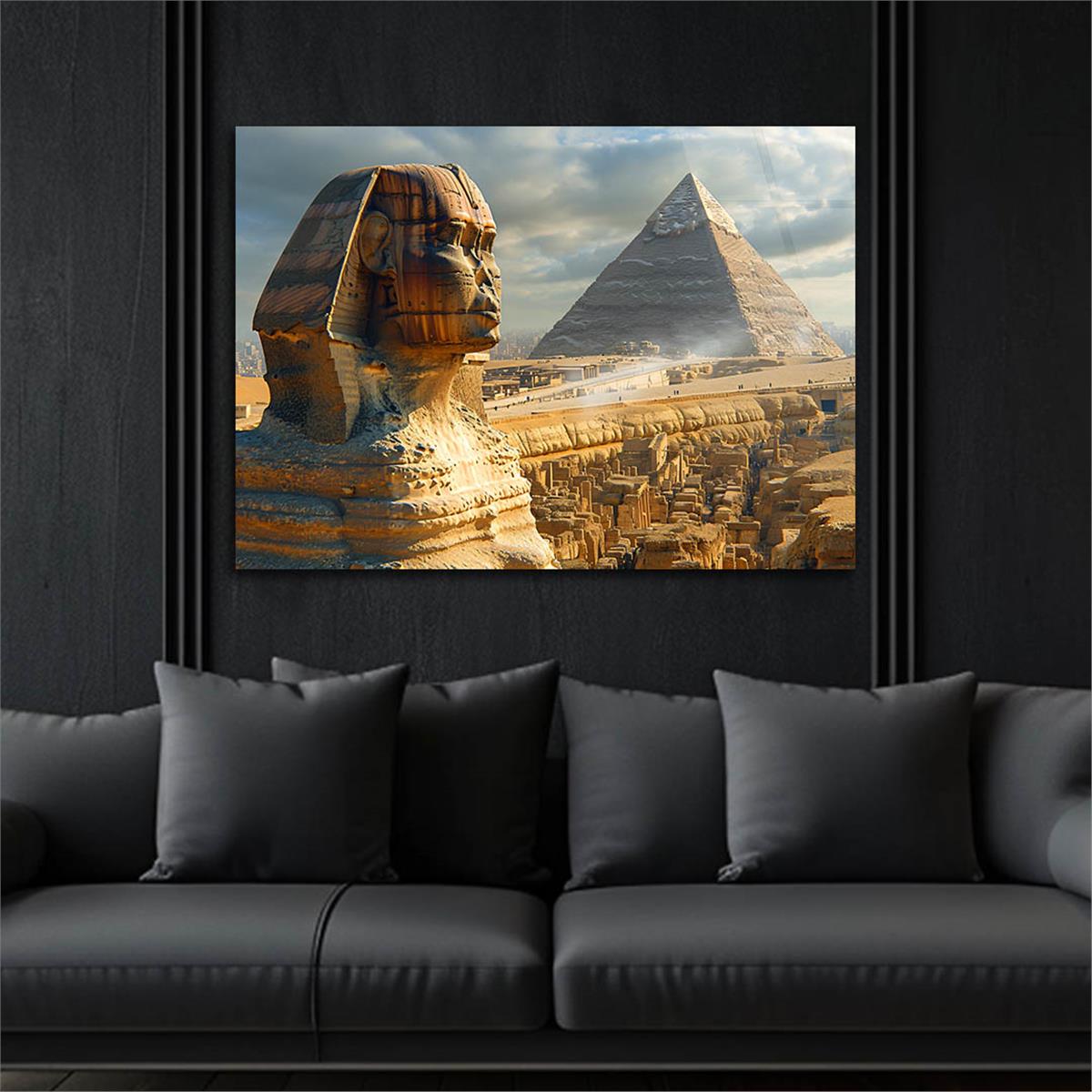 Yatay DoğaTemalı Cam Tablo 426