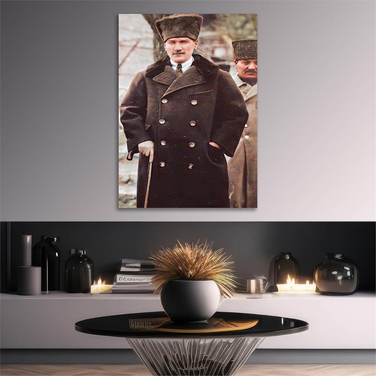 MUSTAFA KEMAL ATATÜRK Tempered Glasss Wall Art 