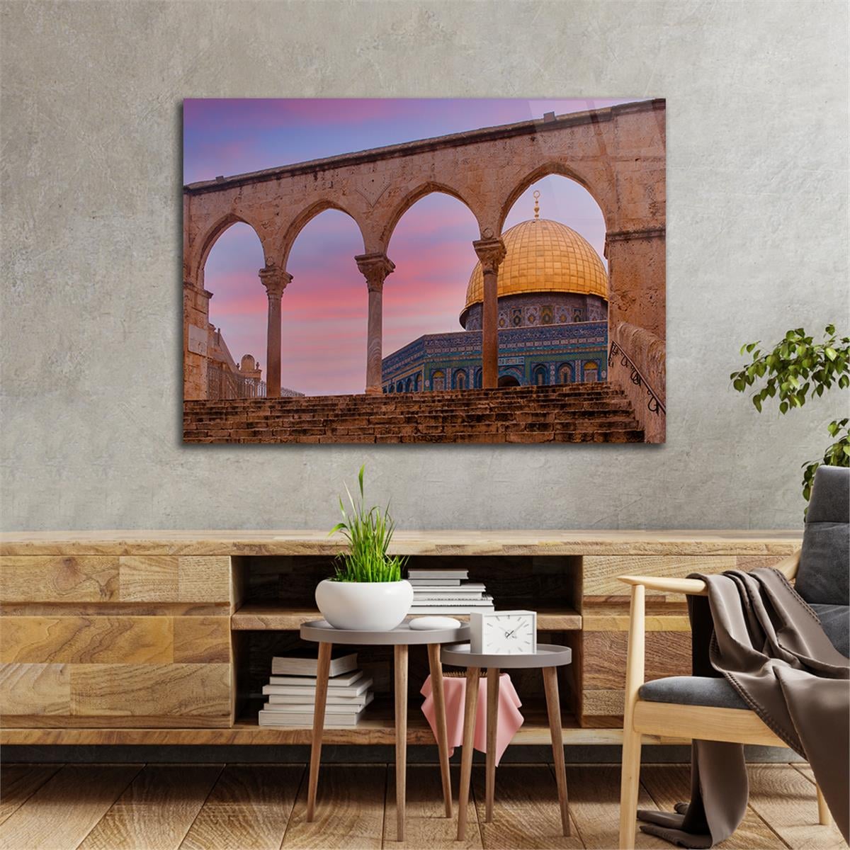 Tempered Glasss Wall Arts Religious-Themed