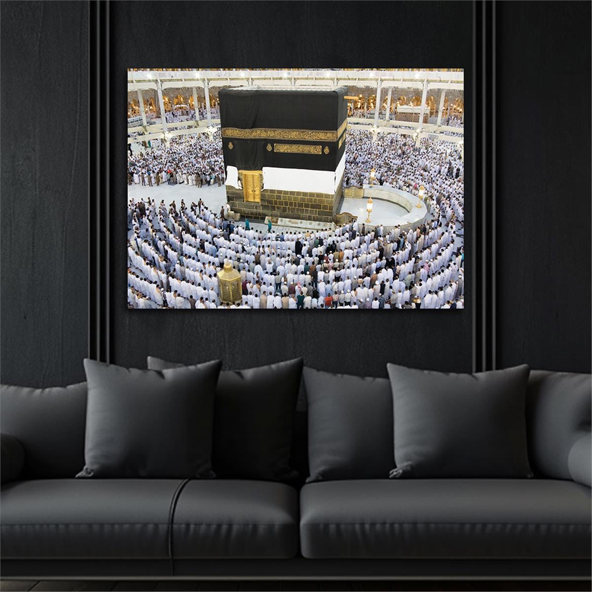 Yatay Dini Temalı Cam Tablo 142