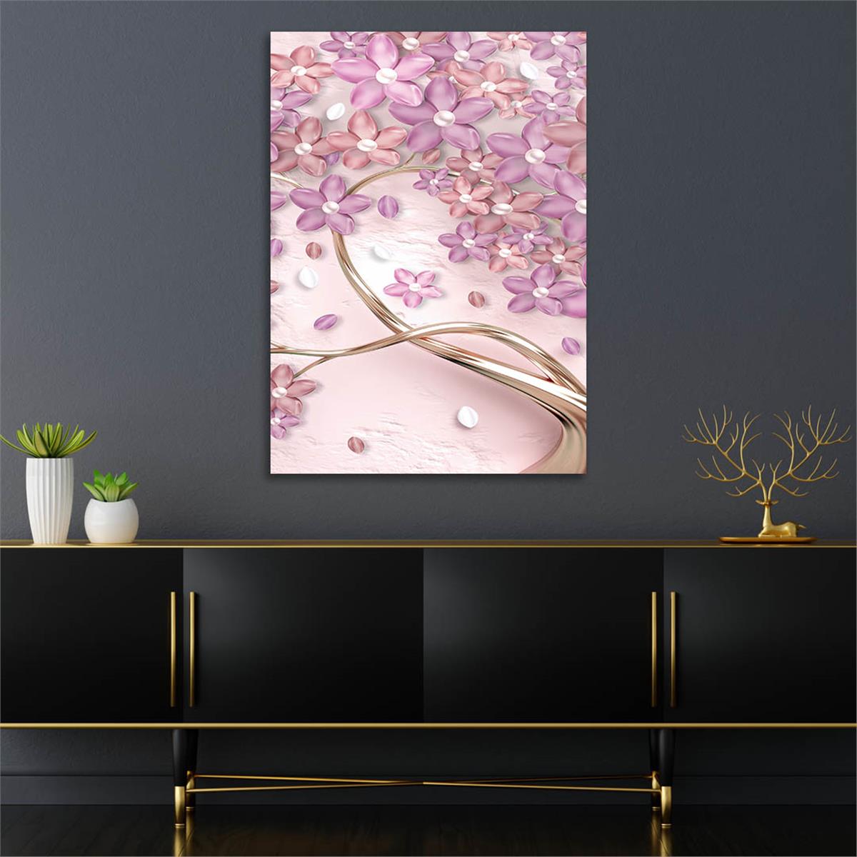 Vertical Tempered Glasss Wall Arts Art-Themed258