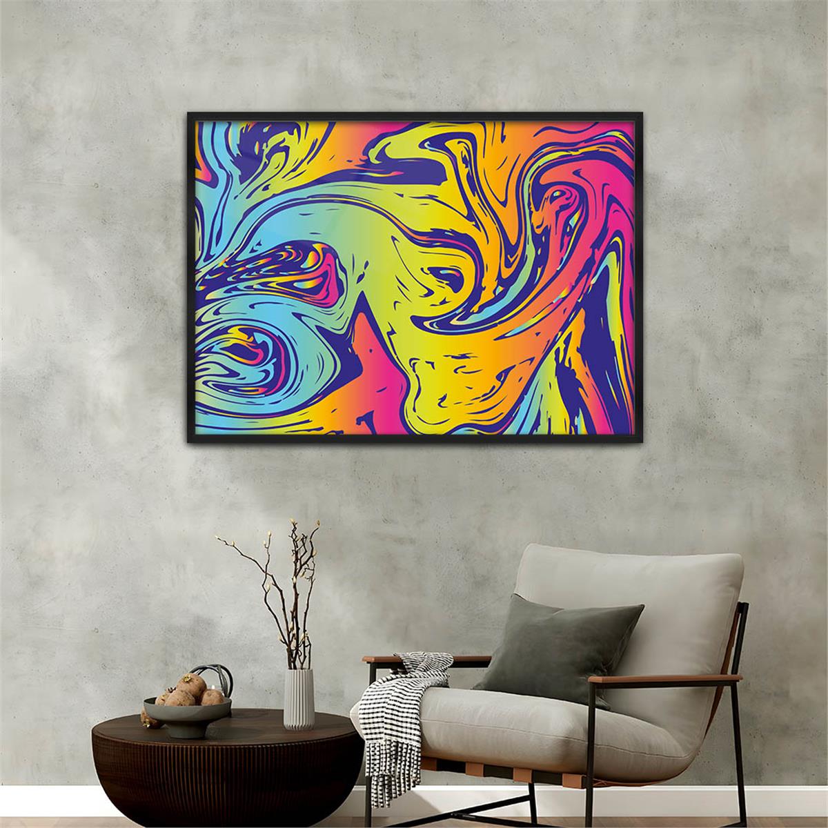 Alüminyum Çerçeveli Sanat Temalı Cam Tablo 155