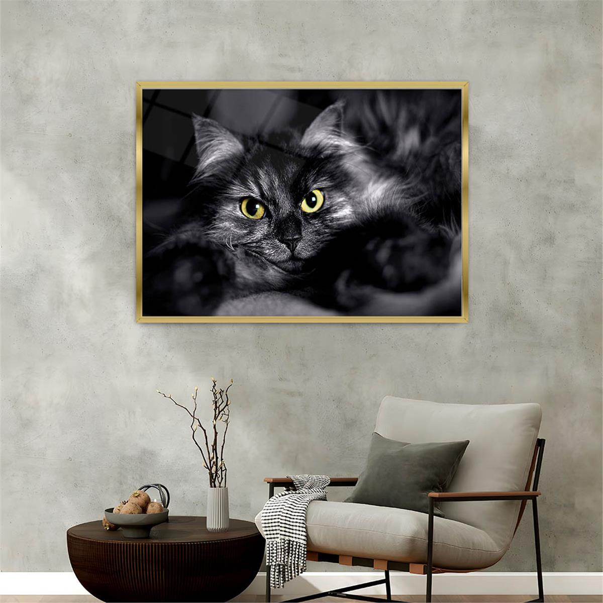 Alüminyum Çerçeveli Sanat Temalı Cam Tablo 107