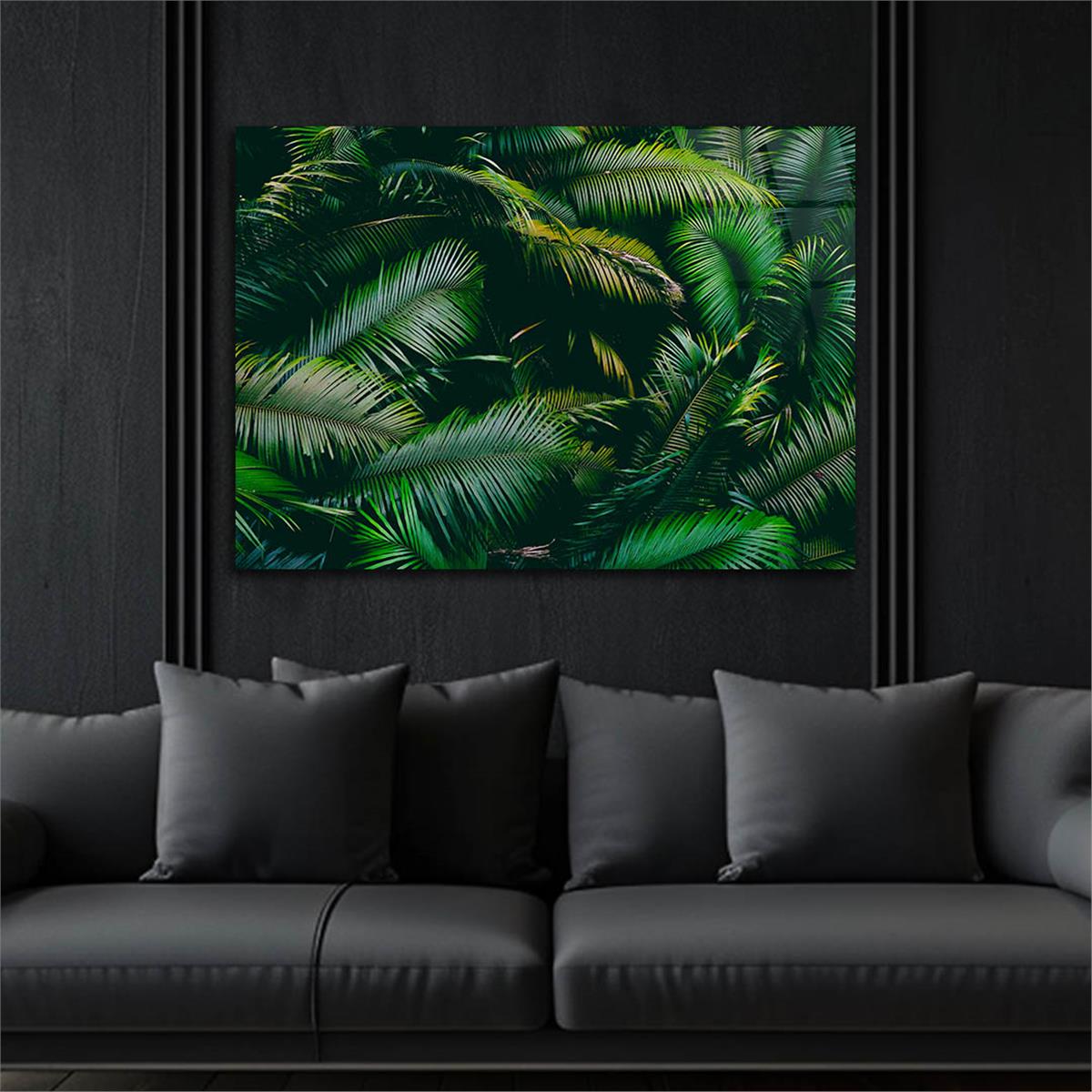 Horizontal Art-Themed Tempered Glass Wall Art 572