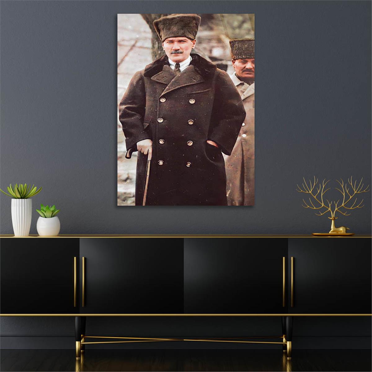 MUSTAFA KEMAL ATATÜRK Tempered Glasss Wall Art 