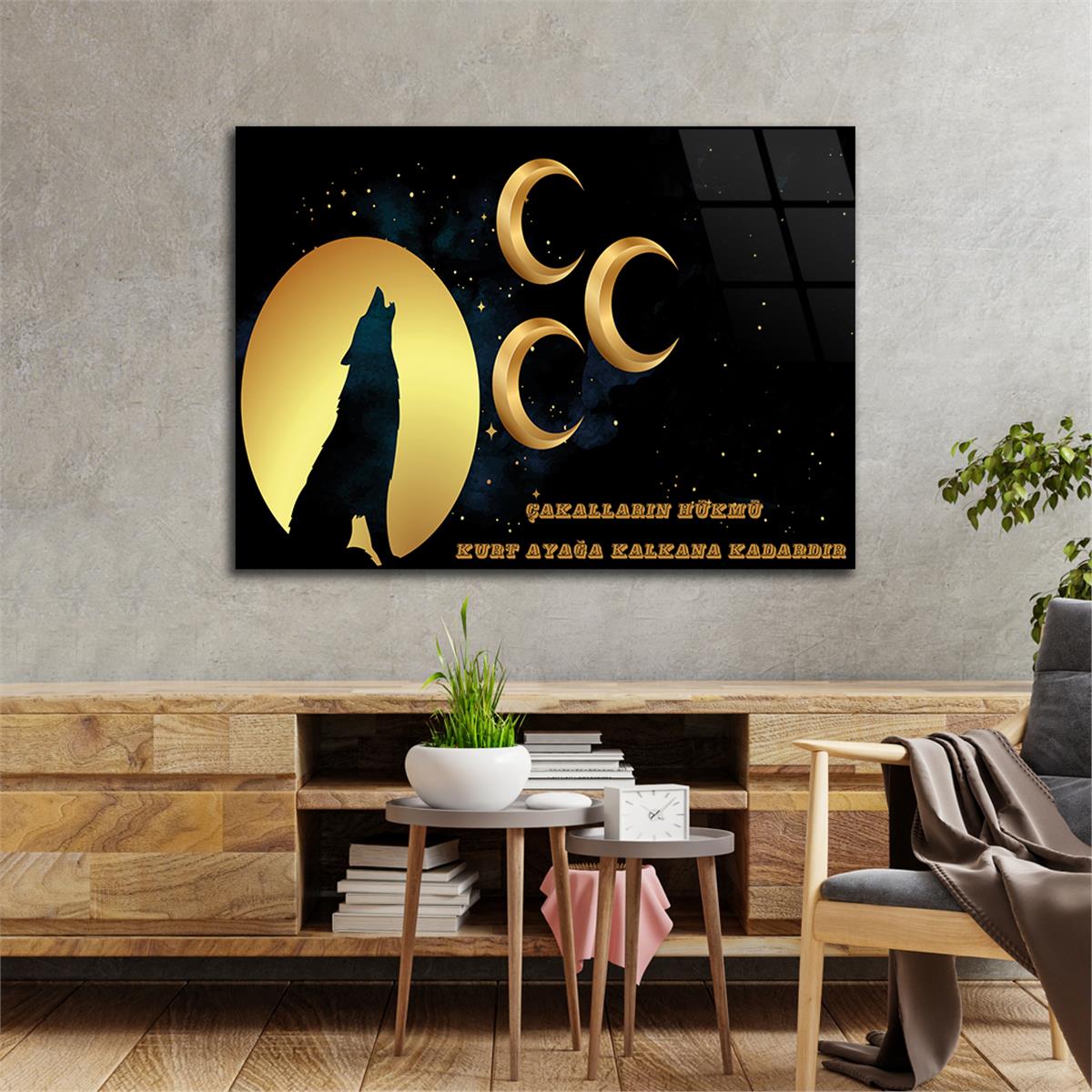 Horizontal National-Themed Tempered Glass Wall Art  35