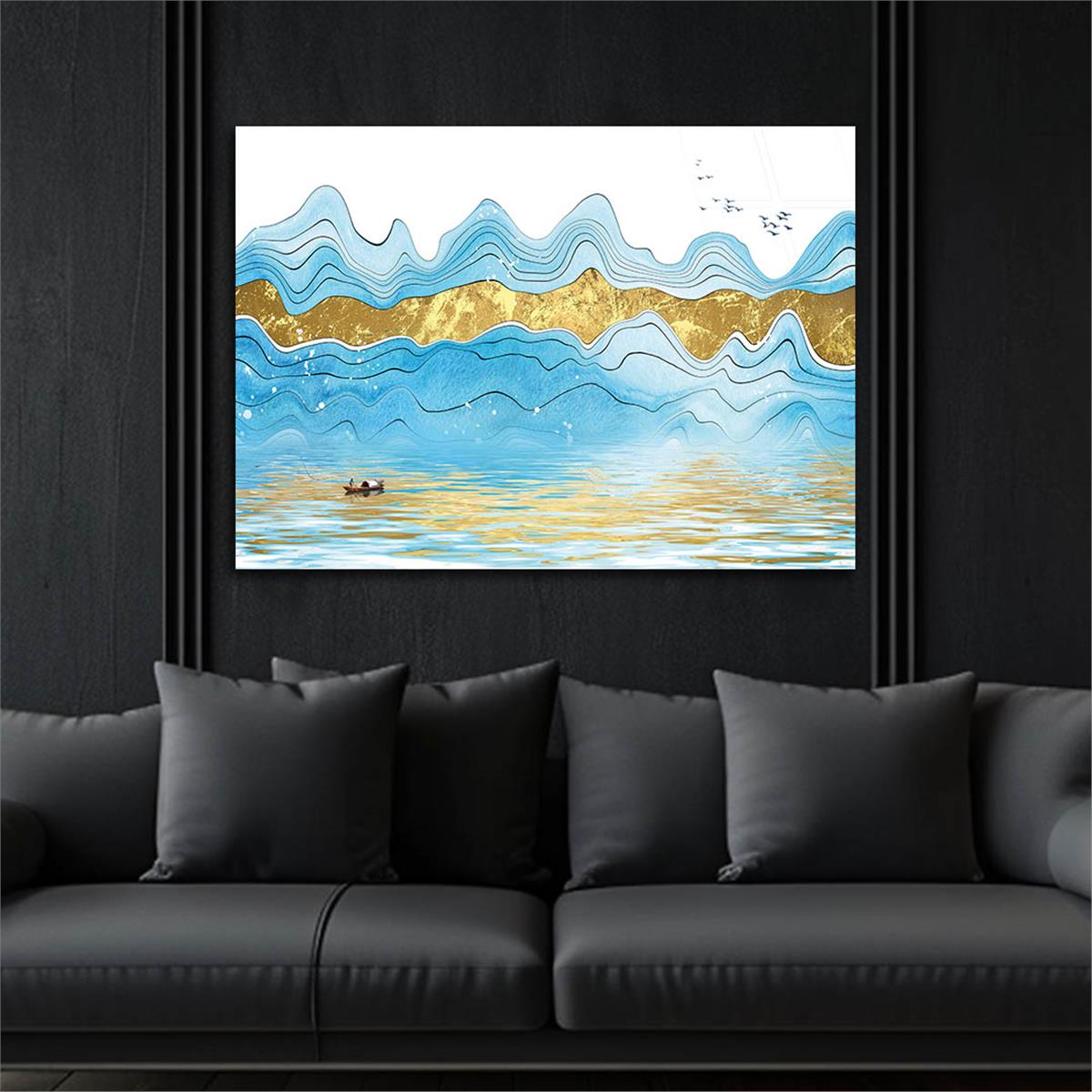 Yatay Sanat Temalı Cam Tablo 263