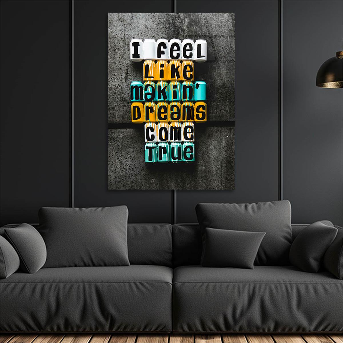 Dikey Sanat Temalı Cam Tablo 539