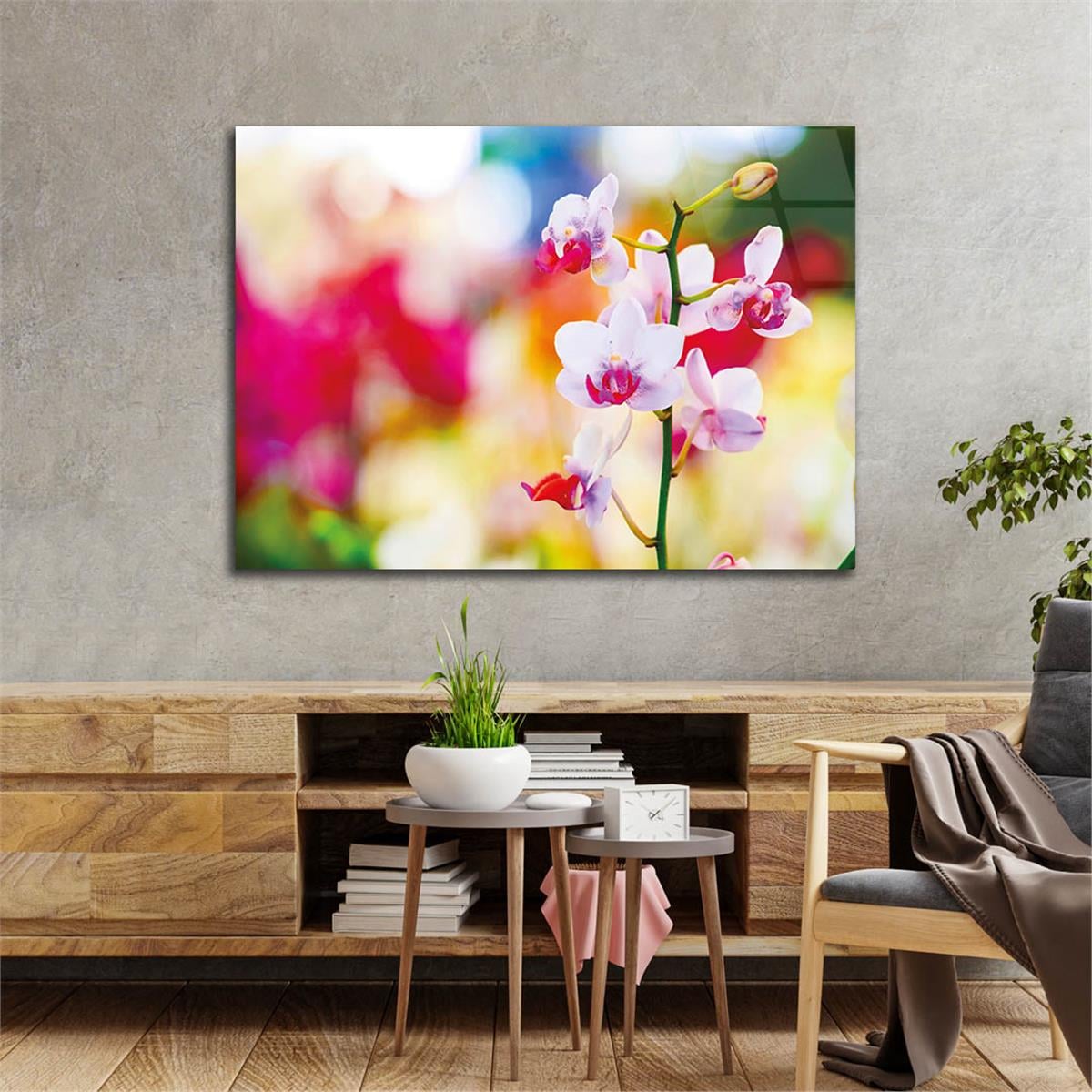 Tempered Glasss Wall Arts Natured-Themed