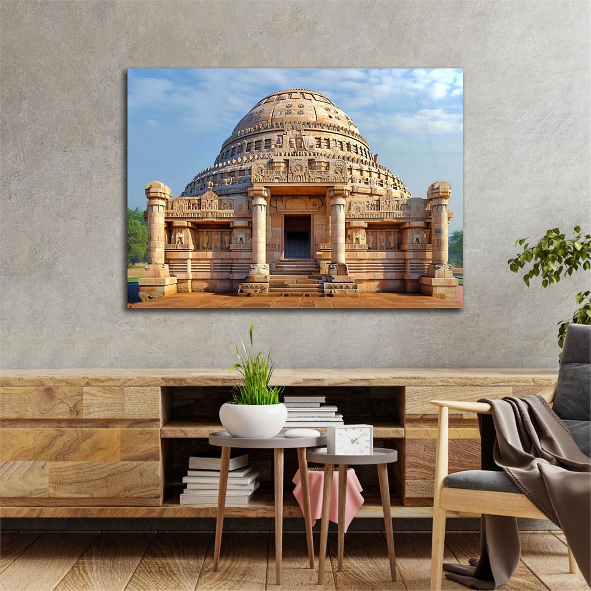 Yatay DoğaTemalı Cam Tablo 429