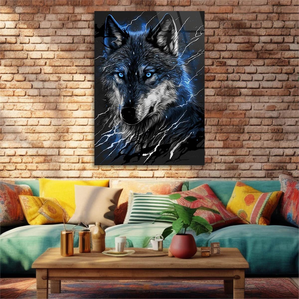 Verticale Gehard Glasschilderij Natuur Thema 193