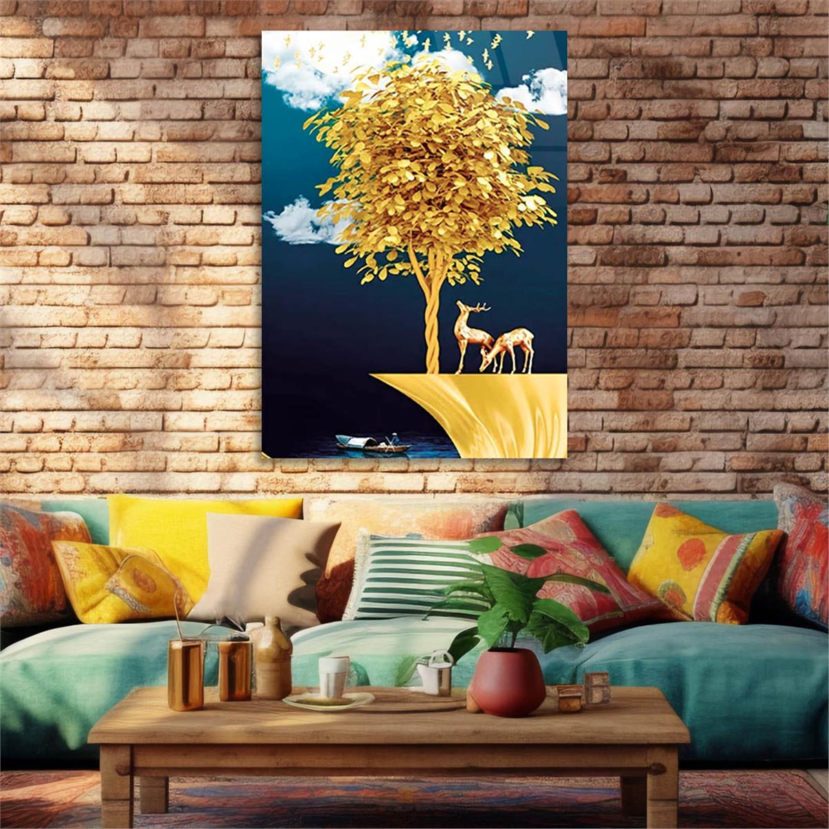 Tempered Glasss Wall Arts Art-Themed