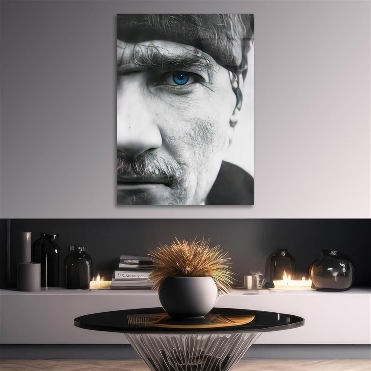 MUSTAFA KEMAL ATATÜRK Tempered Glasss Wall Art