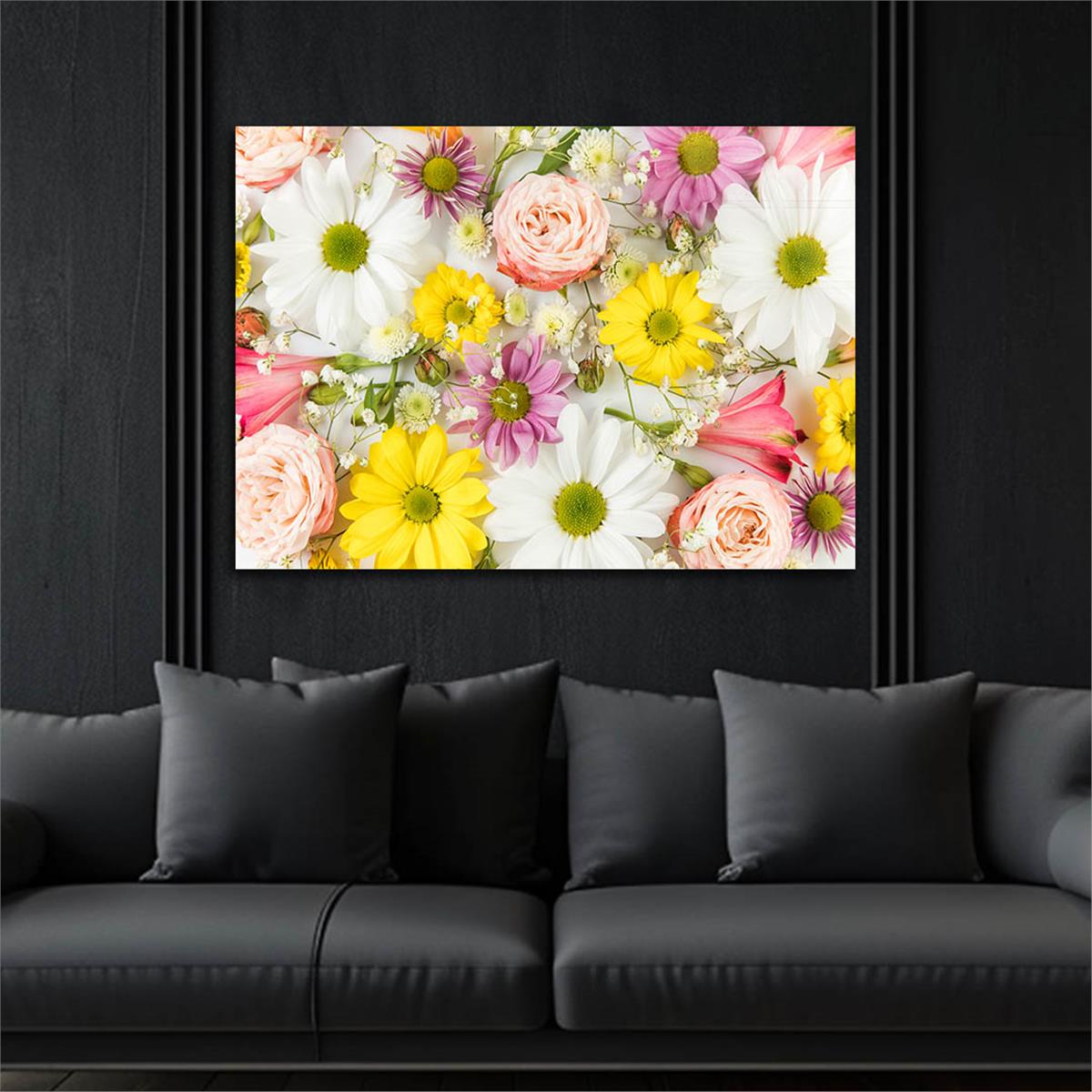 Yatay DoğaTemalı Cam Tablo 381