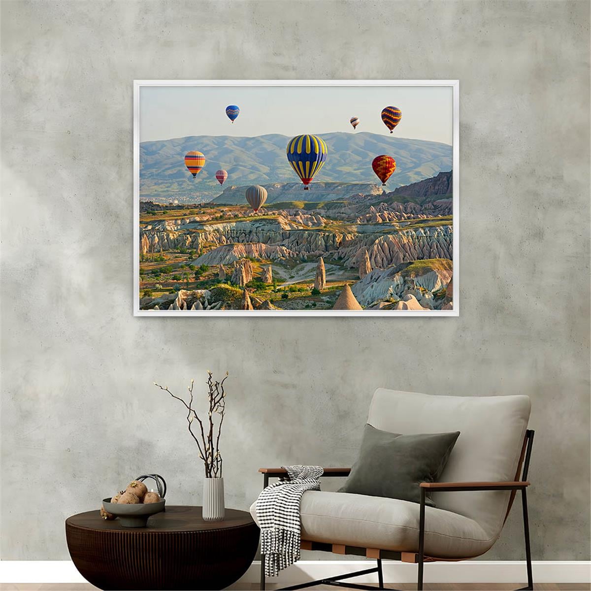 Alüminyum Çerçeveli Doğa Temalı Cam Tablo 085