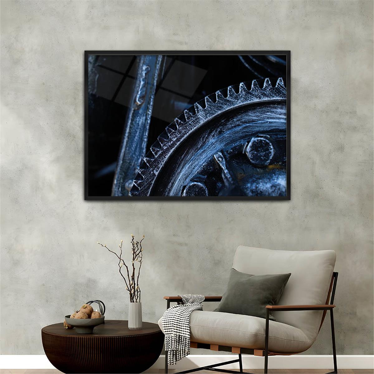 Aluminum-Framed Art-Themed Tempered Glass Wall Art 148