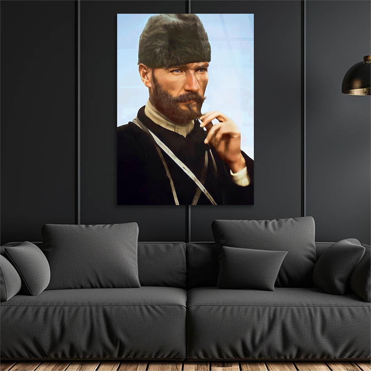 MUSTAFA KEMAL ATATÜRK Tempered Glasss Wall Art