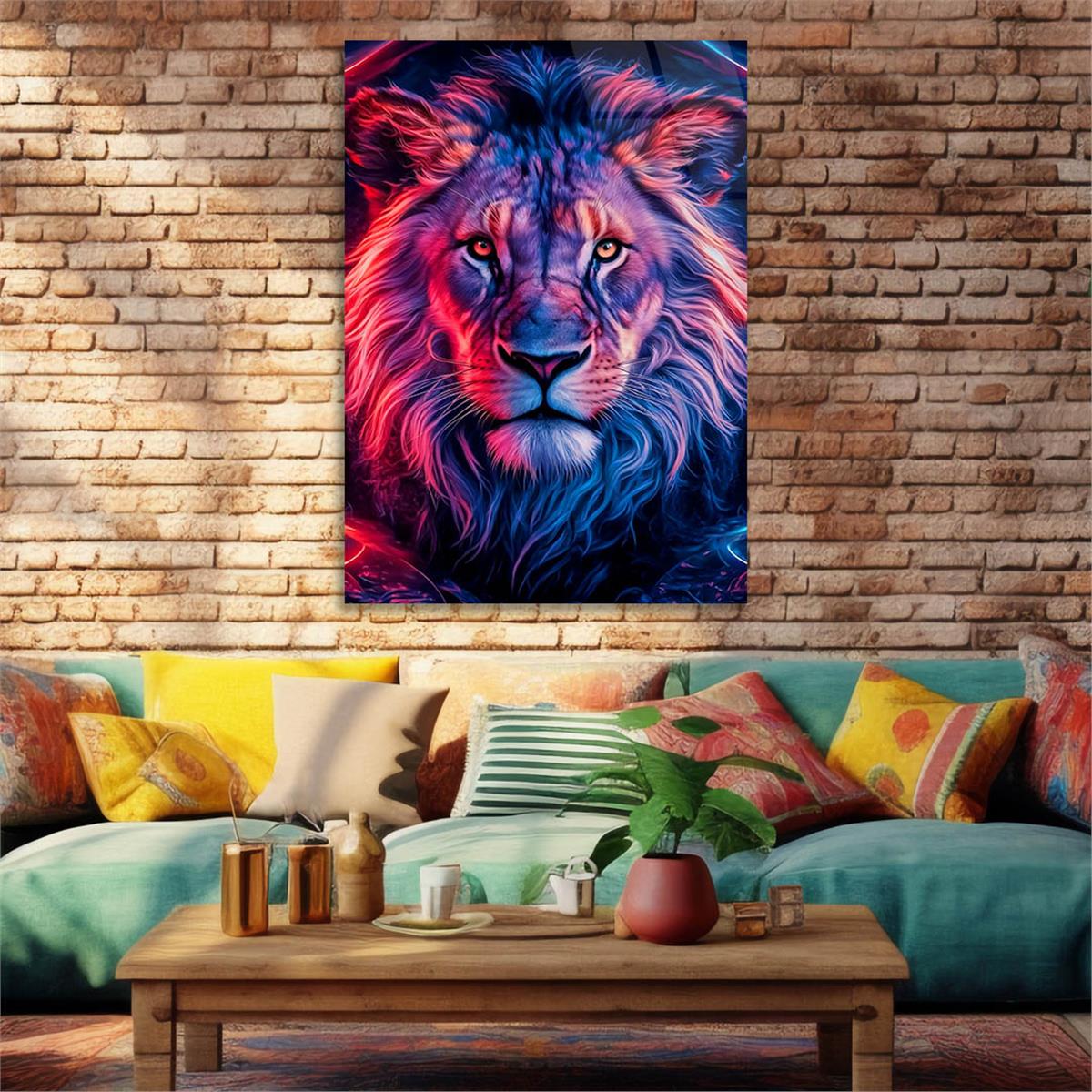 Dikey Doğa Temalı Cam Tablo 292